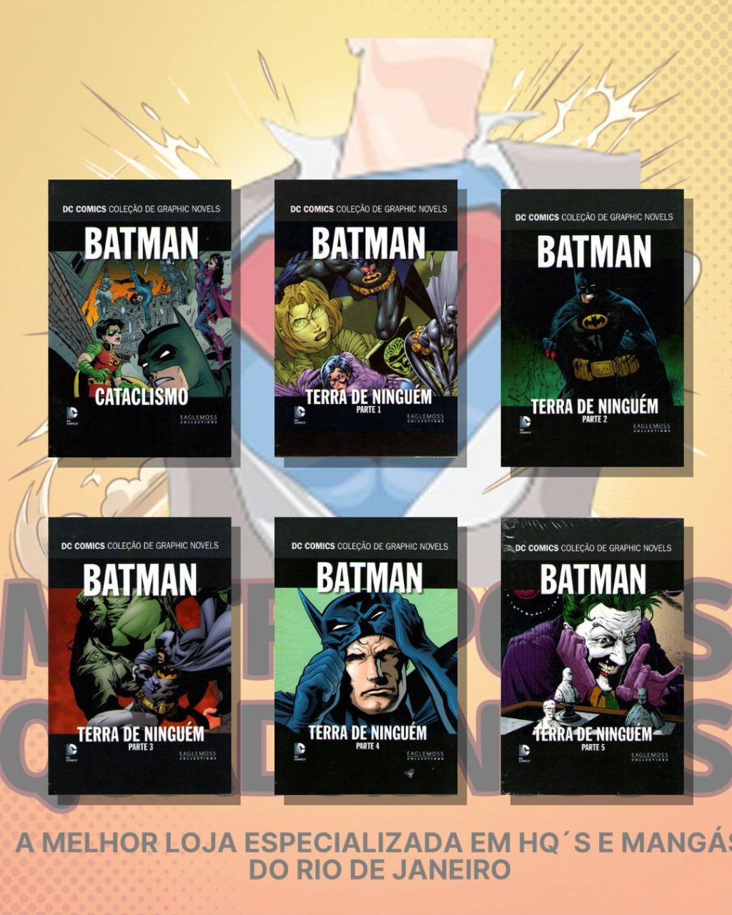 DC Comics - Coleção de Graphic Novels Especial  Volumes 1 ao 6 ( Capa Dura ) Editora Eaglemoss