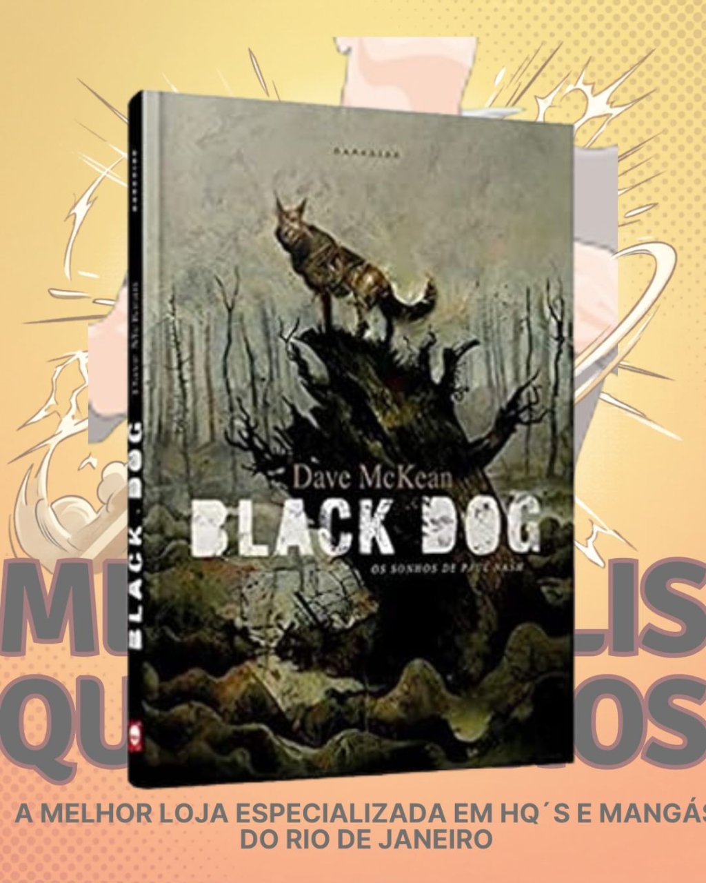 Black Dog - Os Sonhos de Paul Nash ( Capa Dura ) Editora Darkside