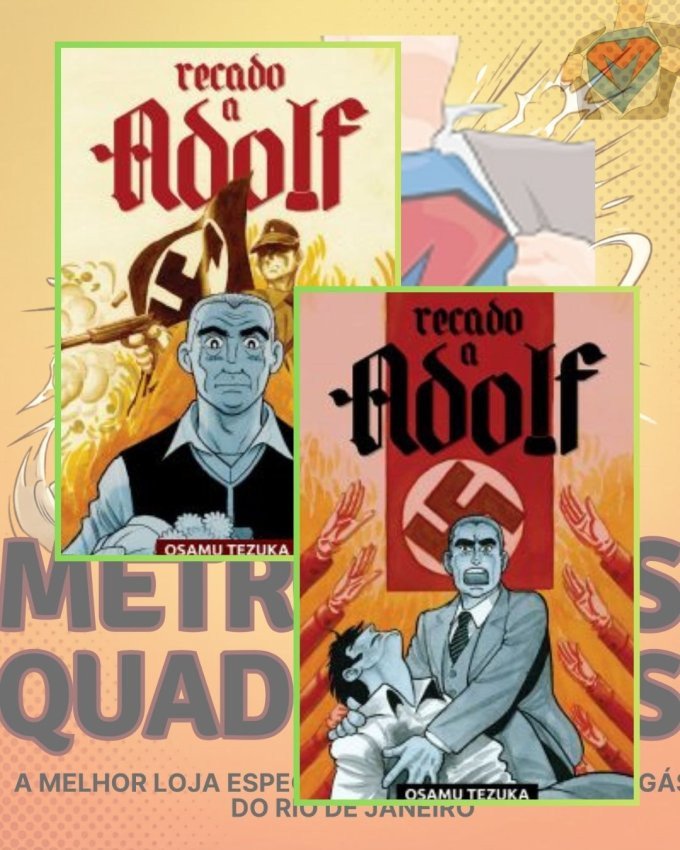 Recado a Adolf Volumes 01 e 02 ( Osamu Tezuka ) Completa - Editora Pipoca & Nanquim