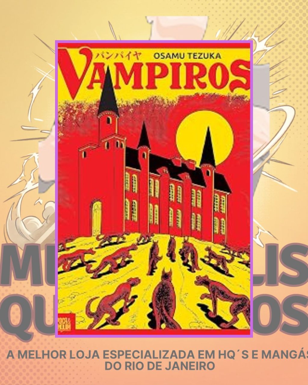 Vampiros - Osamu Tesuka - Editora Pipoca & Nanquim