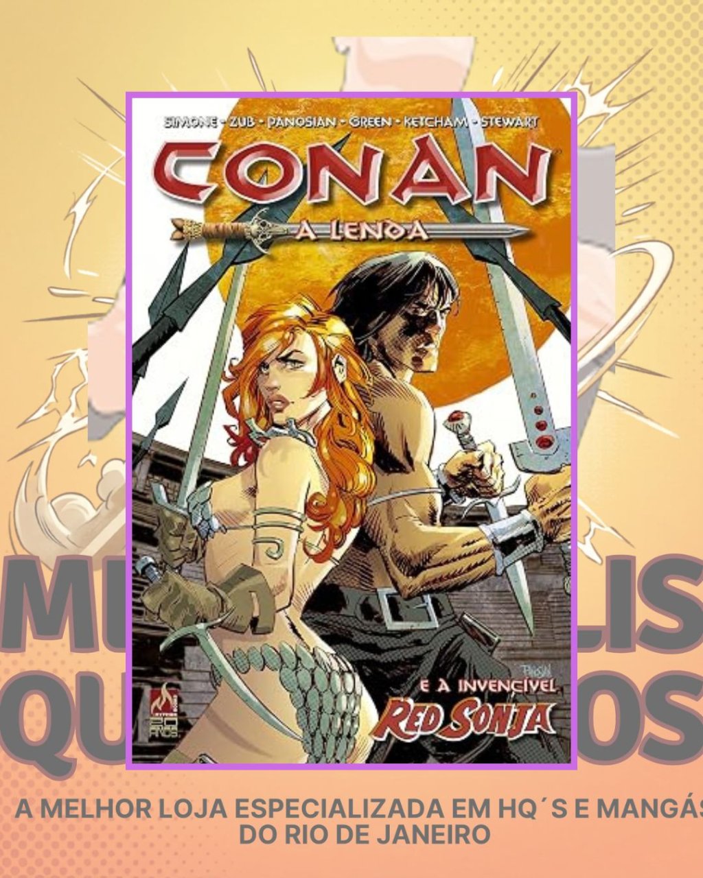 Conan a Lenda e a Invencível Sonja ( Capa Dura ) - Editora Mythos