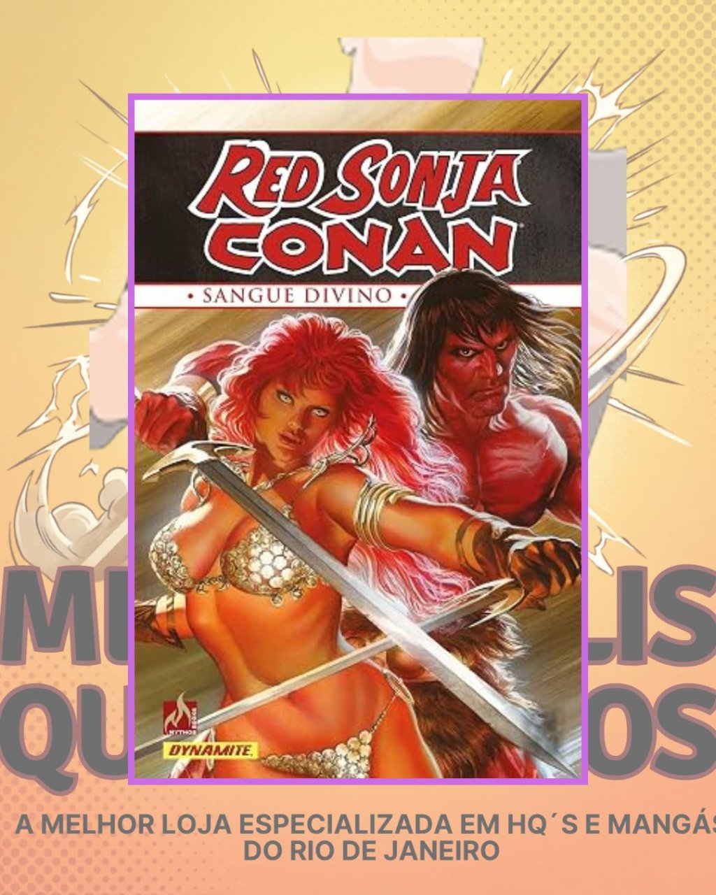 Red Sonja Conan - Sangue Divino ( Capa Dura ) - Editora Mythos