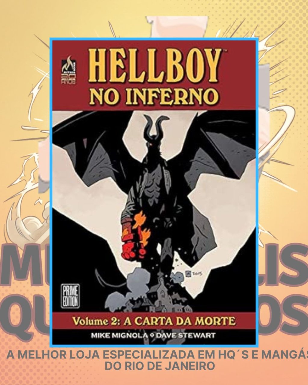 Hellboy no Inferno Volume 2 - A Carta da Morte ( Capa Dura ) Editora Mythos