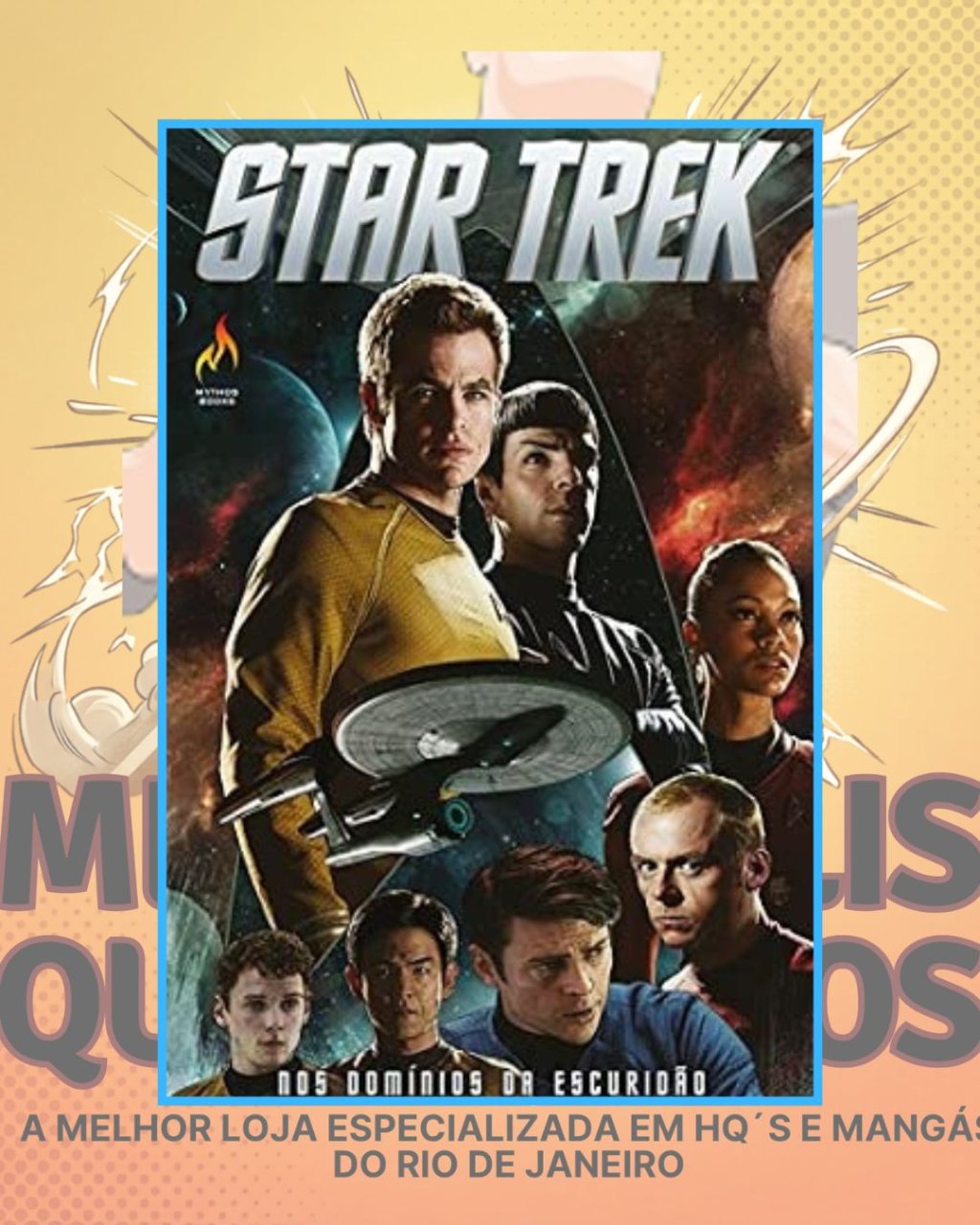 Star Trek - Nos Domínios da Escuridão ( Capa Dura ) Editora Mythos