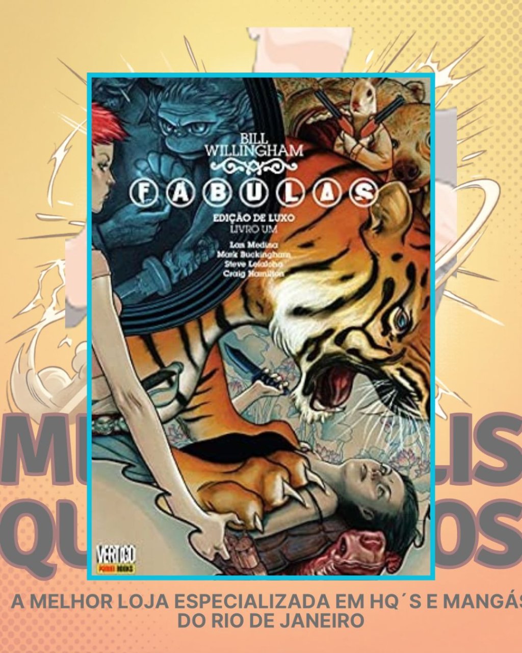 Fábulas Volume 1 -  Edição de Luxo - Capa Dura