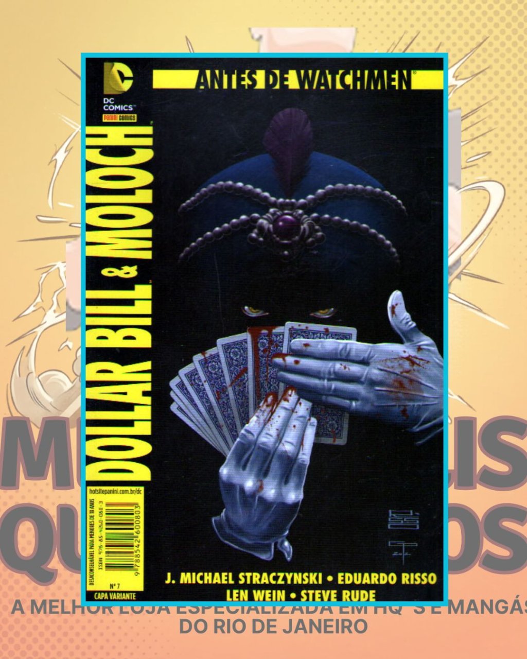 Antes de Watchmen Nº 7 - Dollar Bill & Moloch - Capa Variante