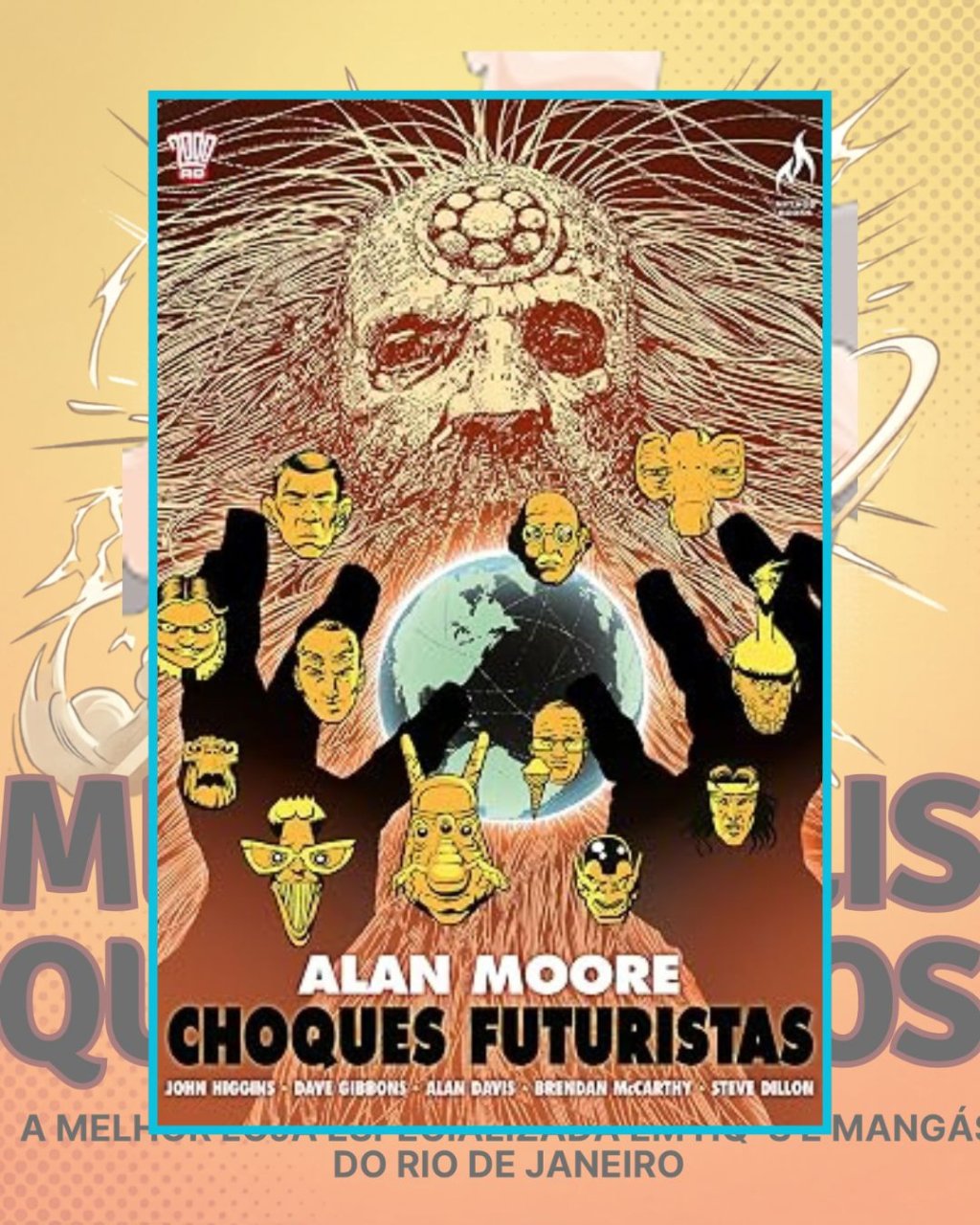 Choques Futuristas - Allan Moore ( Capa Dura ) Editora Mythos