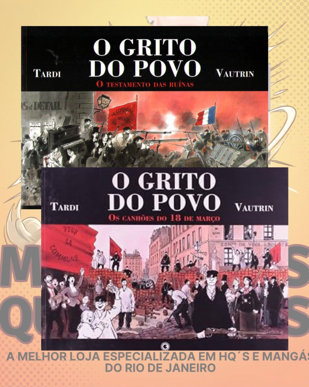 O Grito do Povo Volumes 1 e 2 ( Completa ) Editora Conrad