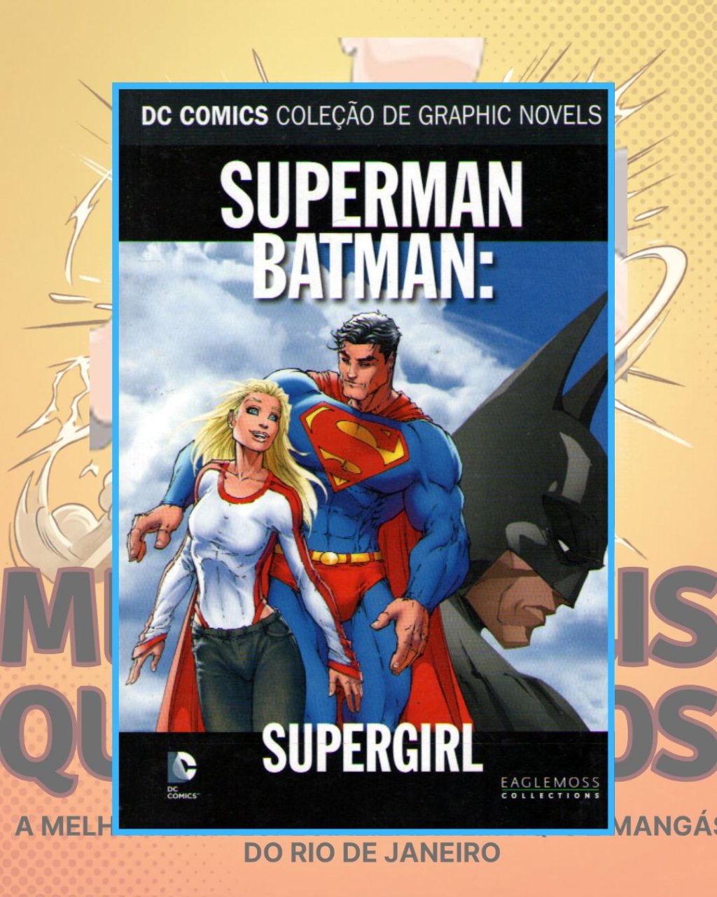 DC Comics Coleção de Graphic Novels Volume 14 Sumerman / Batman - Supergirl ( Capa Dura ) Editora Eaglemoss