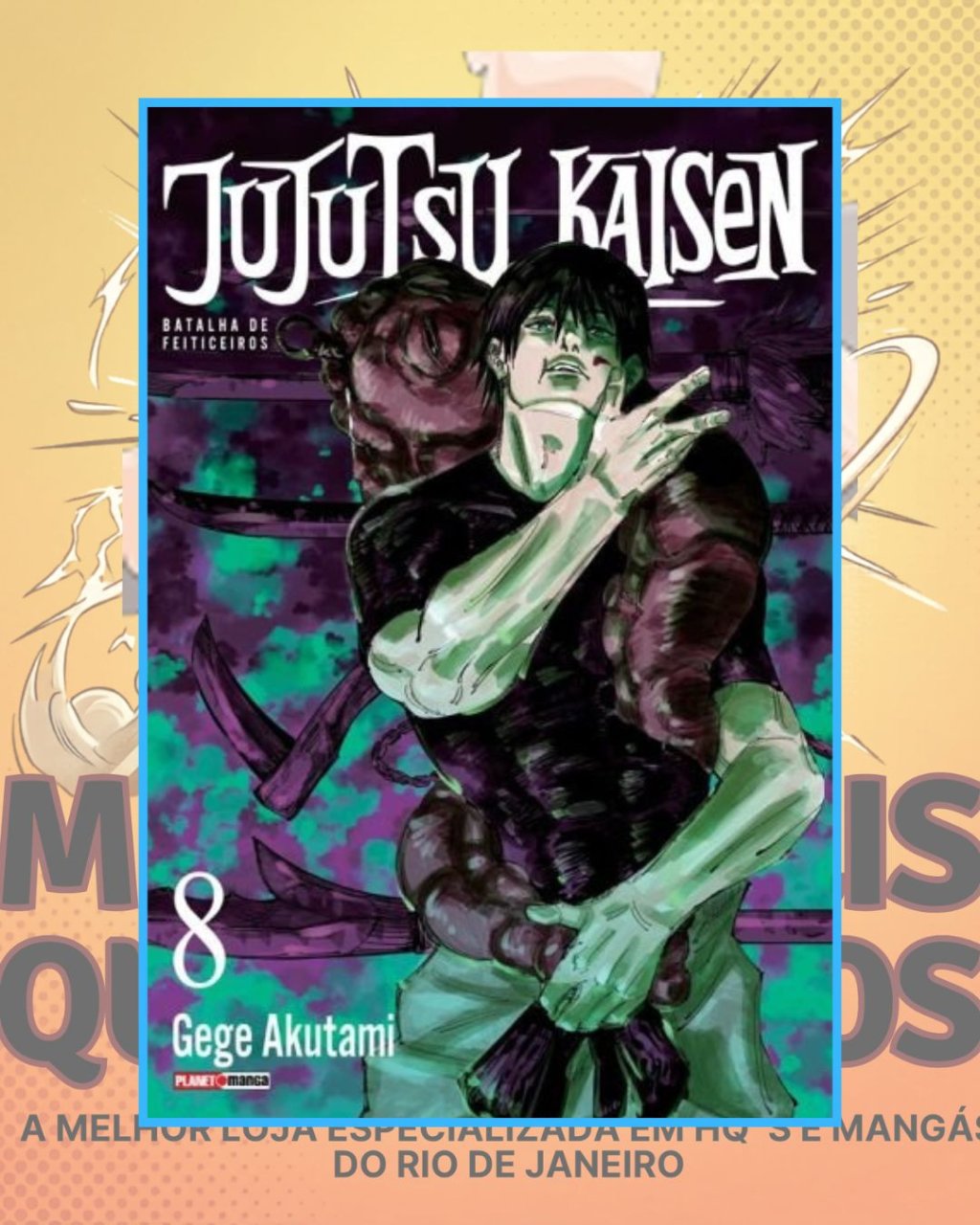 Jujutsu Kaisen - Batalha de Feiticeiros Nº 08 ( Gege Akutami )