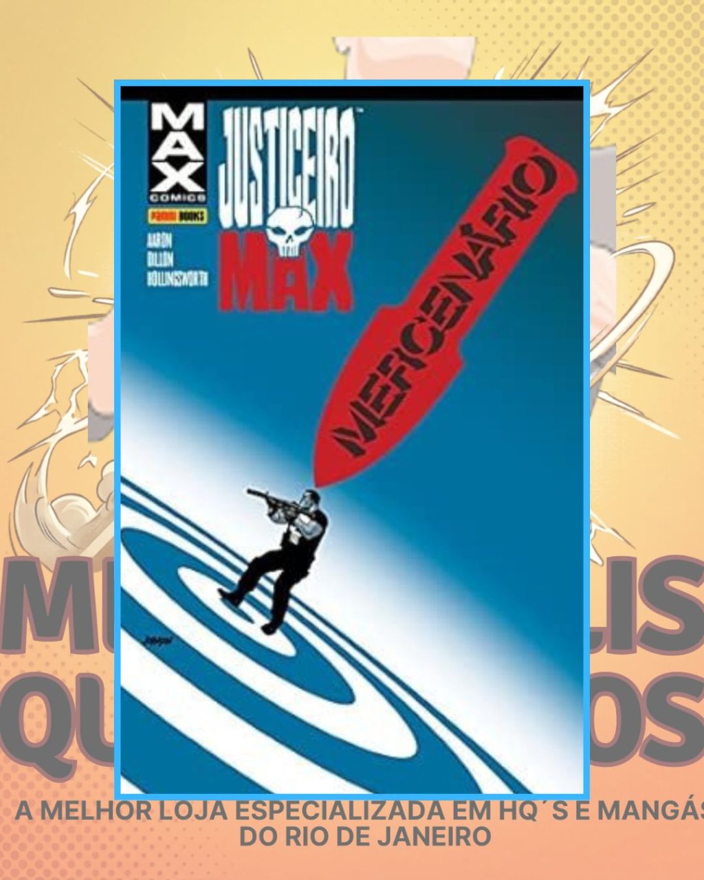 Justiceiro Max - Mercenário ( Capa Dura )