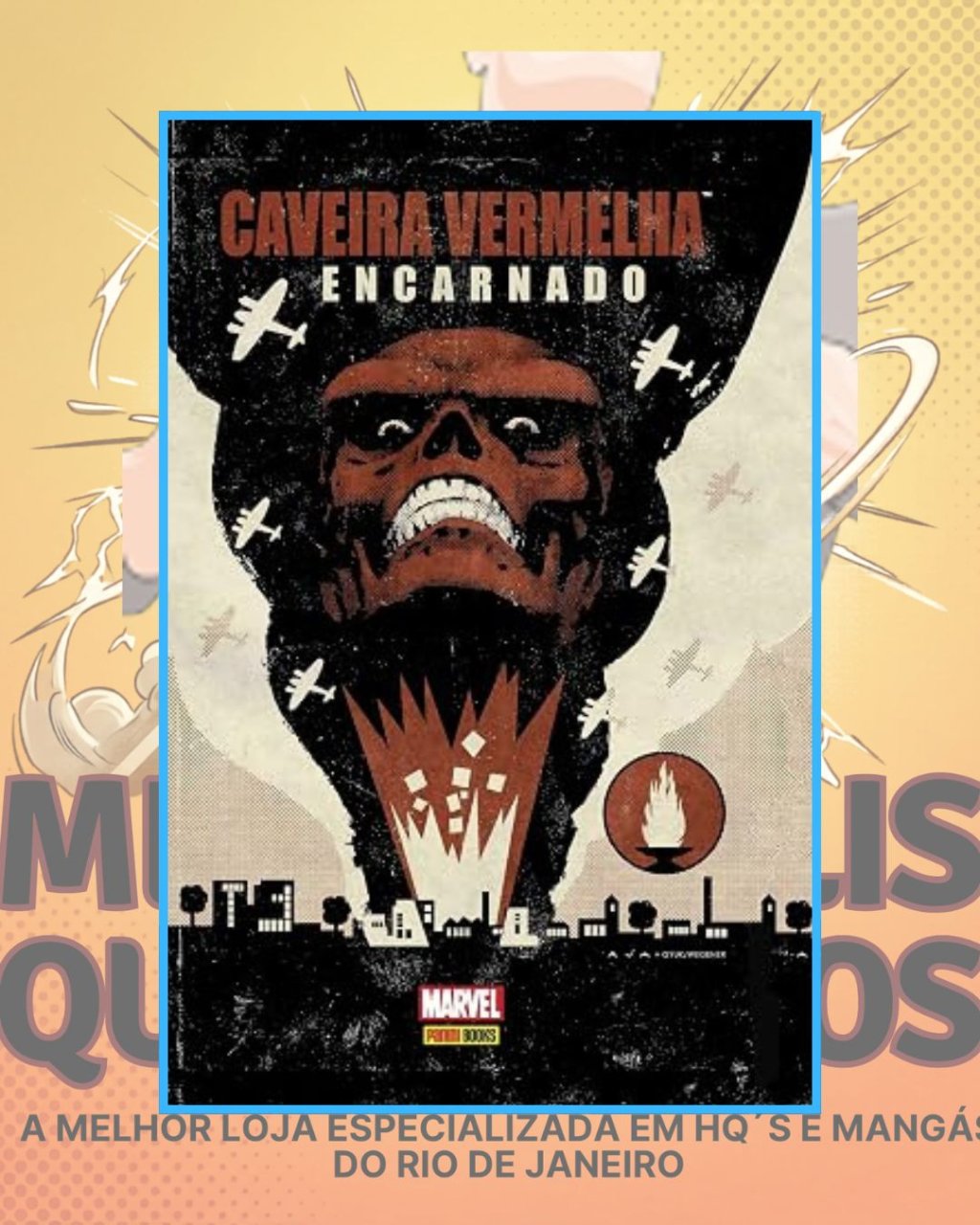 Caveira Vermelha - Encarnado ( Capa Dura )