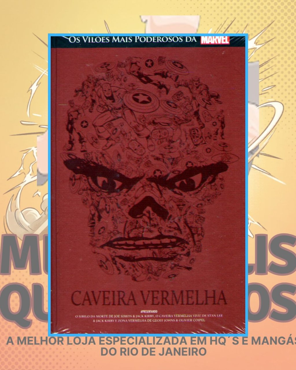 Os Vilões mais poderosos da Marvel - Caveira Vermelha ( Capa Dura ) Editora Salvat