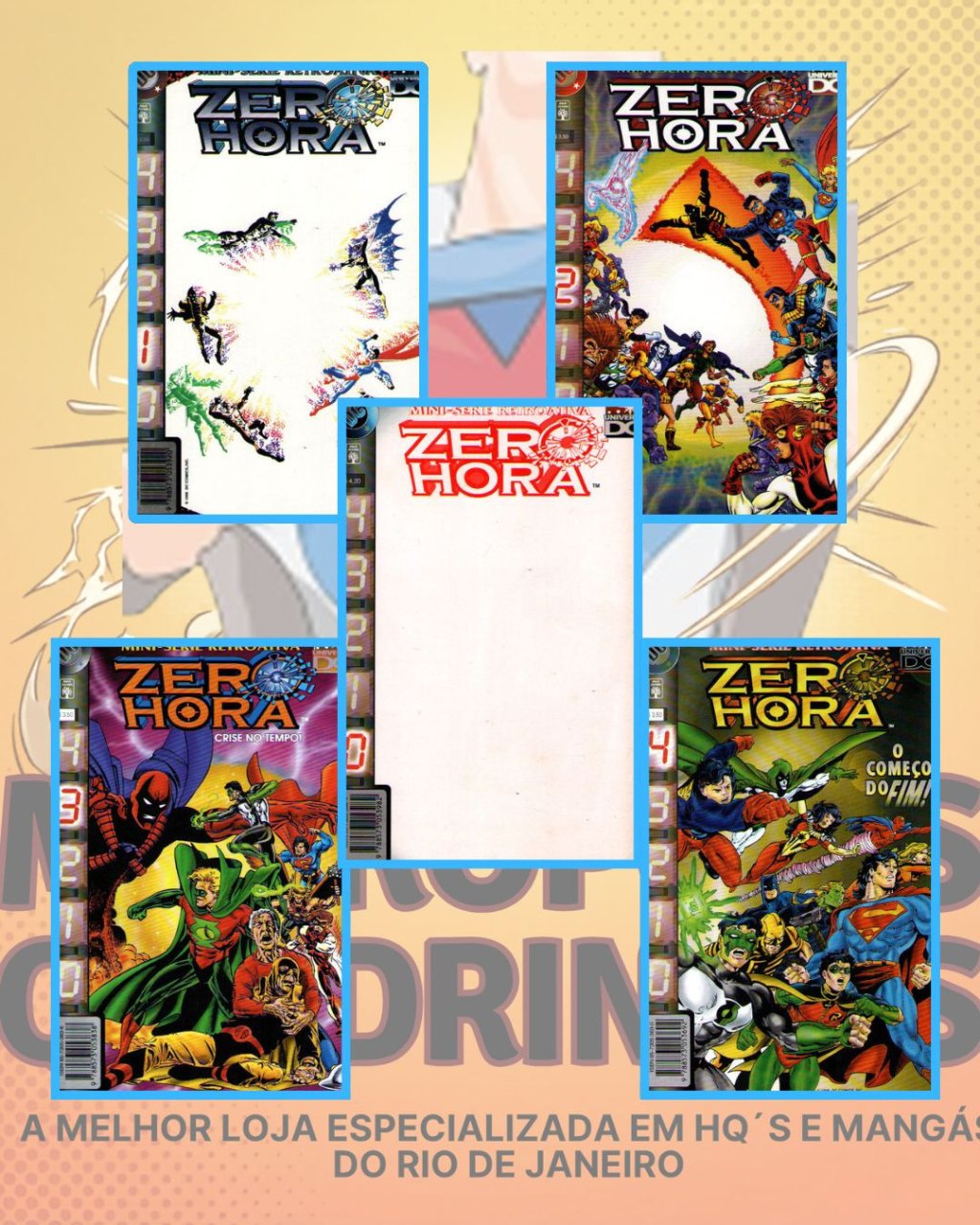 Zero Hora Nº 00 ao Nº 04 ( Completa ) Editora Abril