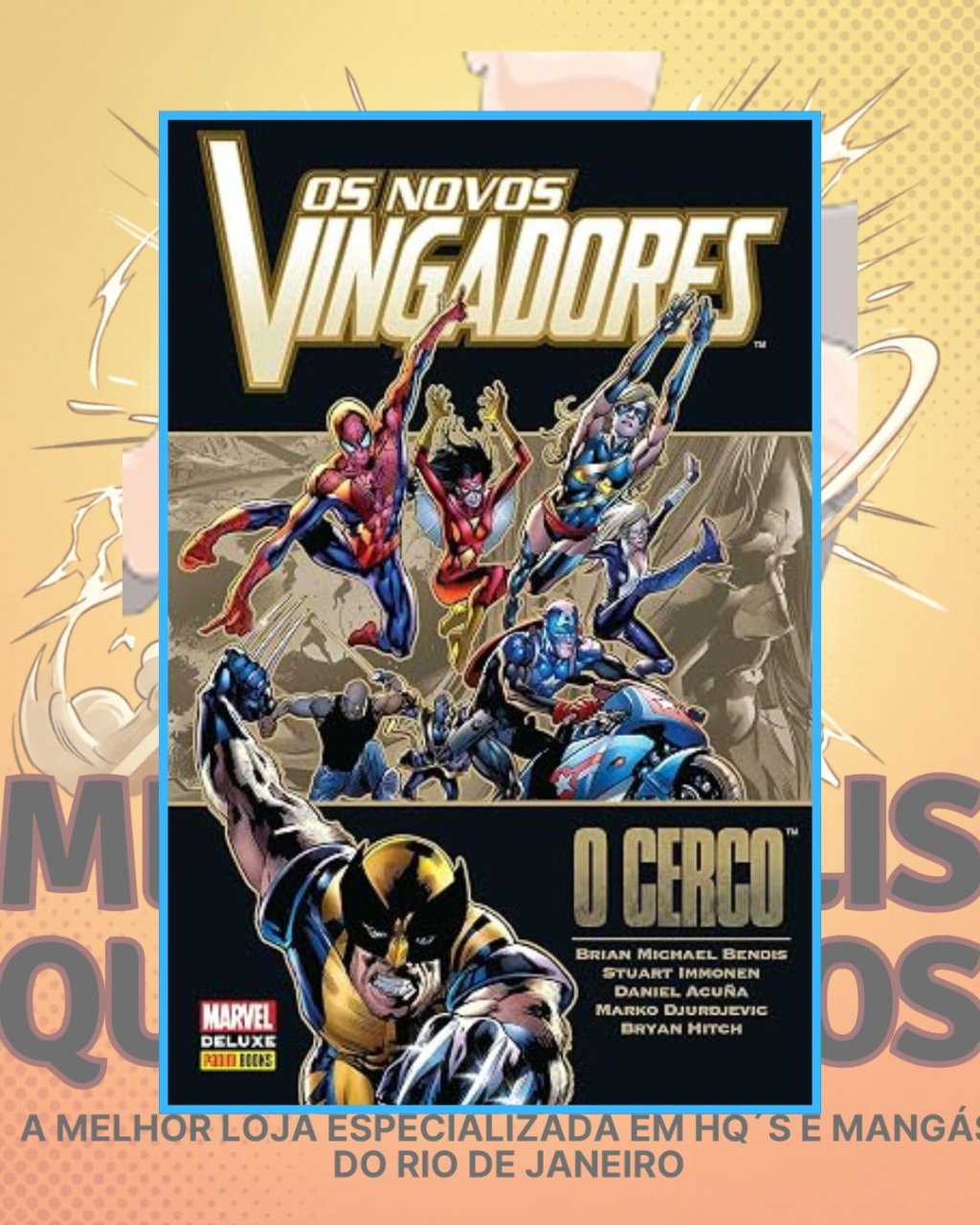 Marvel Deluxe - Os Novos Vingadores - O Cerco ( Capa Dura )