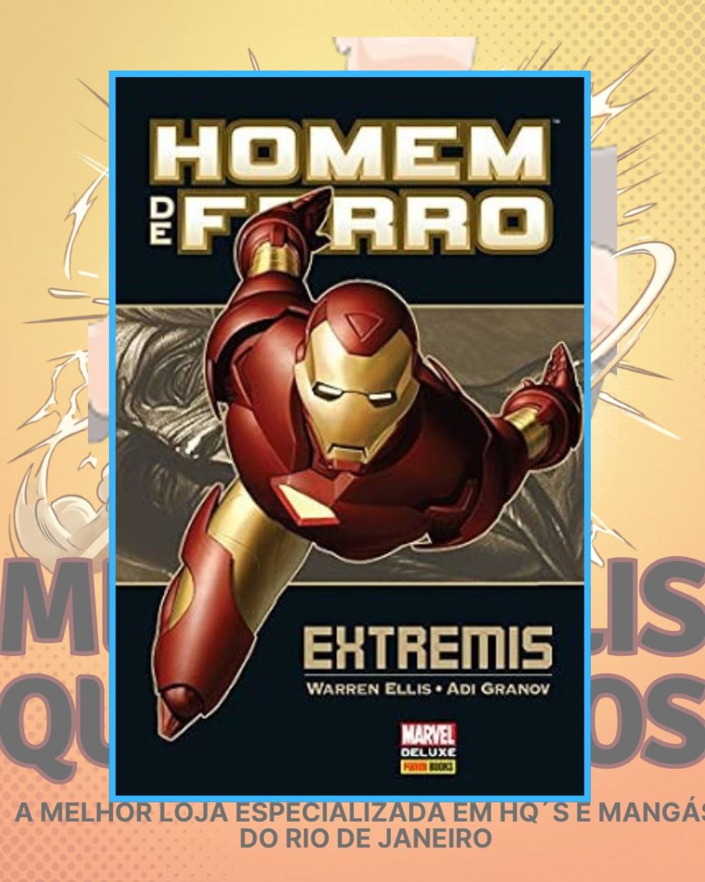 Marvel Deluxe - Homem de Ferro - Extremis ( Capa Dura )