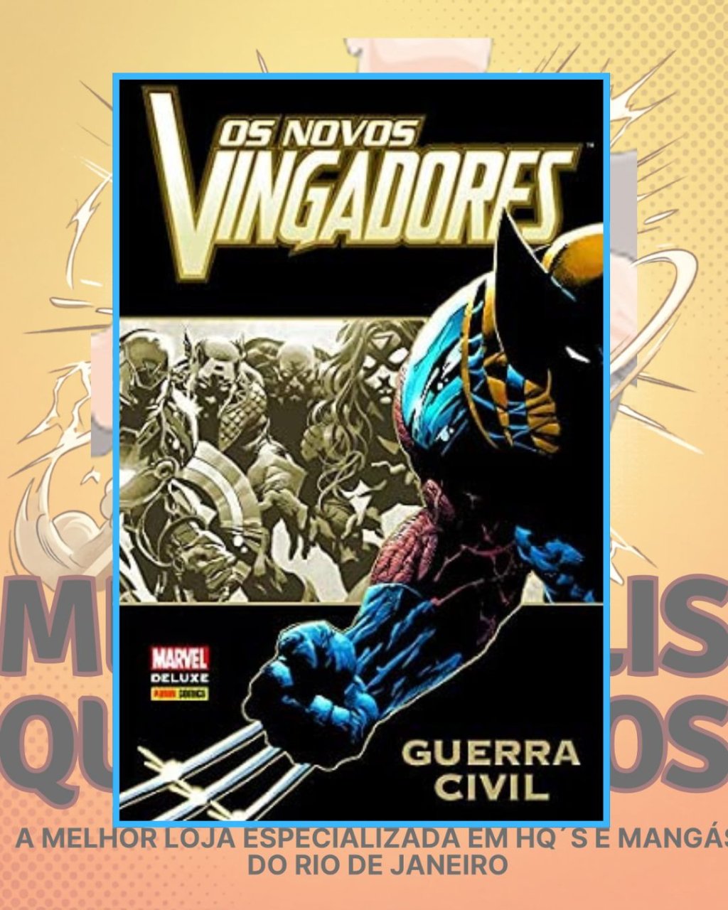 Marvel Deluxe - Os Novos Vingadores - Guerra Civil ( Capa Dura )
