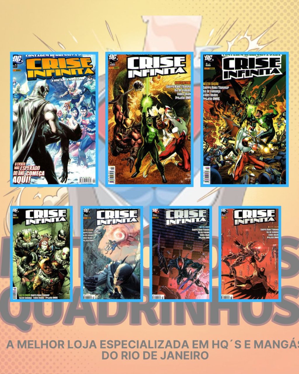 Contagem Regressica Para Crise Infinita Números 1 ao 6 + Especial com Poster ( Completa )