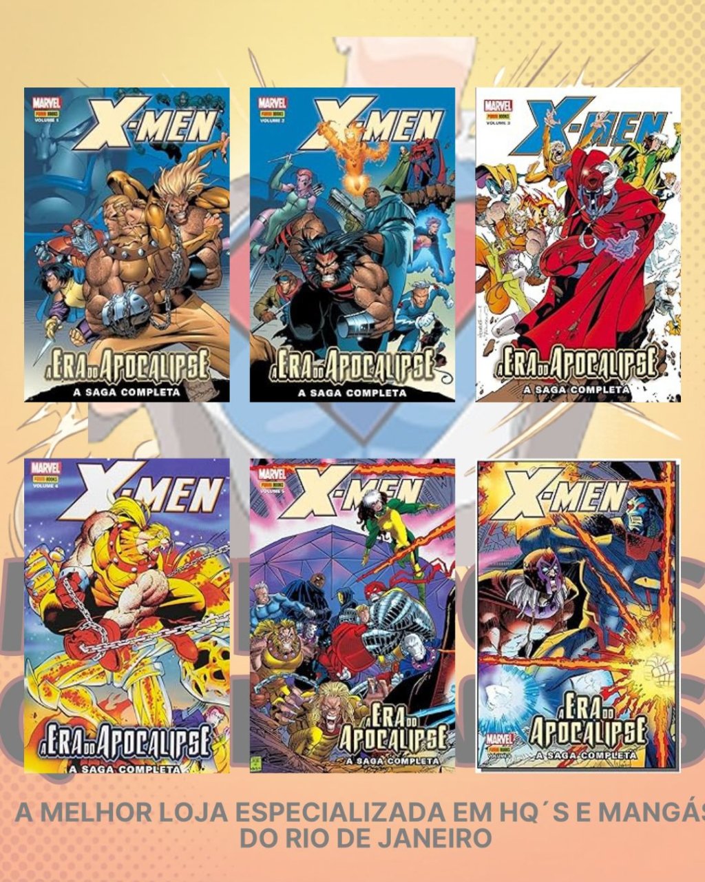X-Men - A Era do Apocalipse - Volumes 1 ao 6 ( Completa )