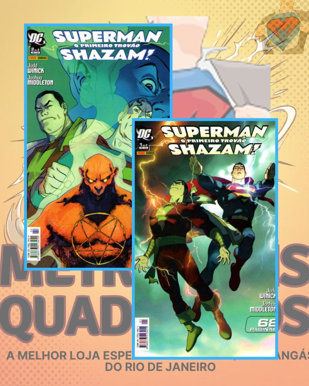 Superman / Shazam - O Primeiro Trovão Números 1 e 2 ( Completo )