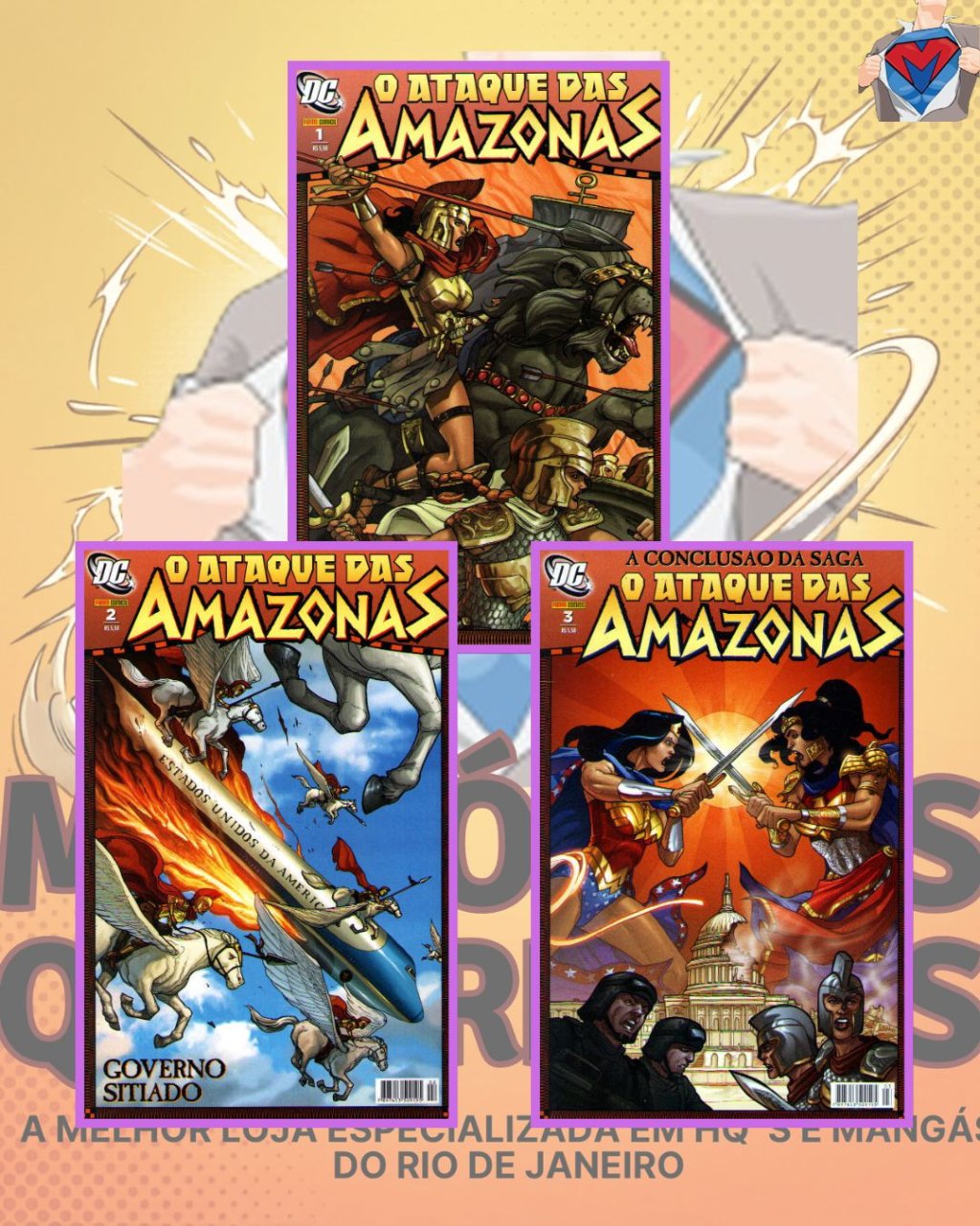 O Ataque das Amazonas Números 1 ao 3 ( Completa )