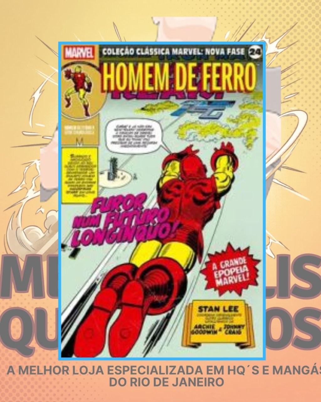 Coleção Clássica Marvel: Nova Fase Vol. 24 - Homem de Ferro Nº 9
