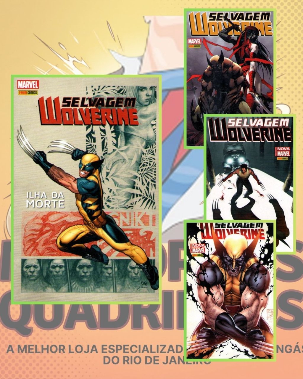 Selvagem Wolverine Volumes 1 ao 4 ( Completa )