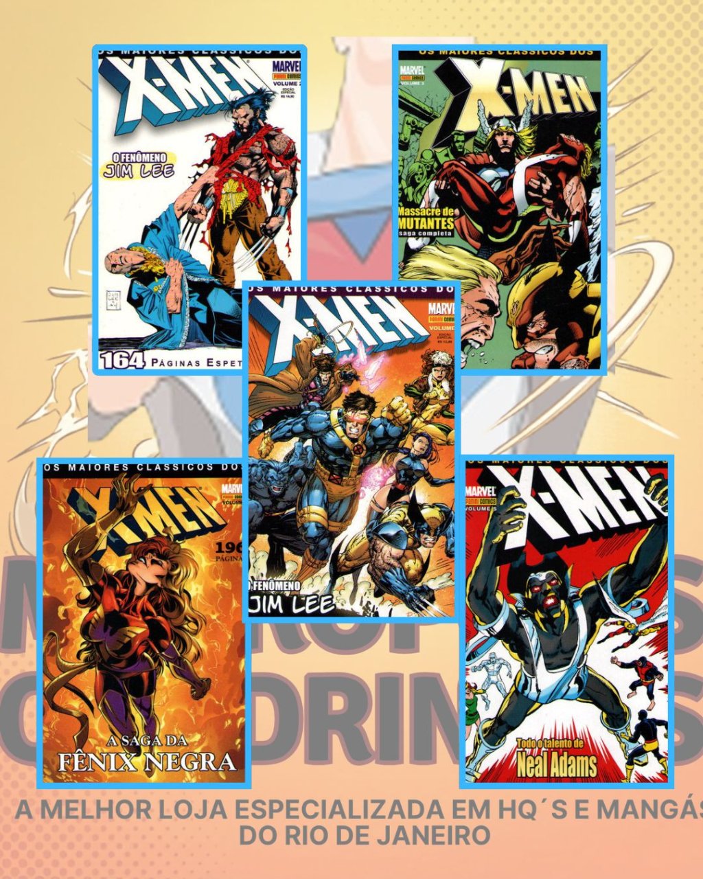 Os Maiores Clássicos dos X-Men Volumes 1 ao 5 ( Completa )