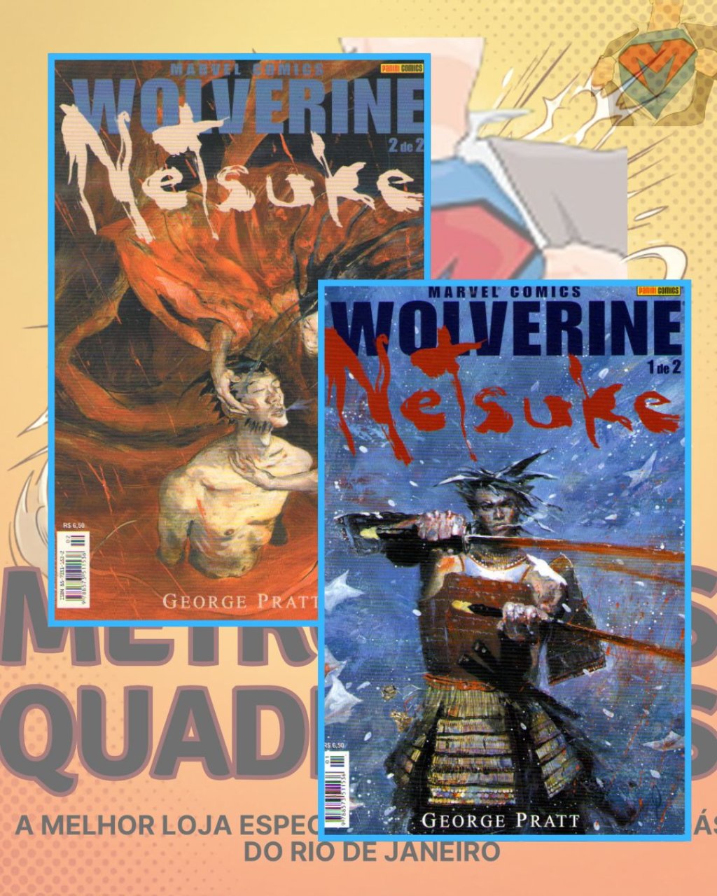 Wolverine - Netsuke Volumes 1 e 2 ( Completa )
