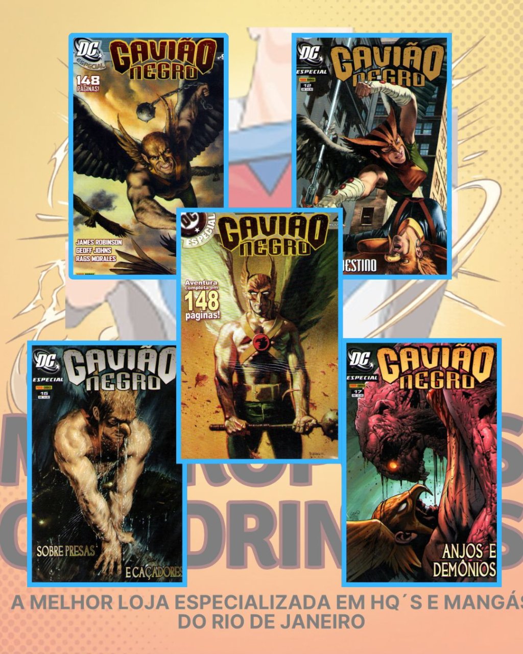 DC Especial Volumes 2, 9, 12, 15 e 17 - Gavião Negro