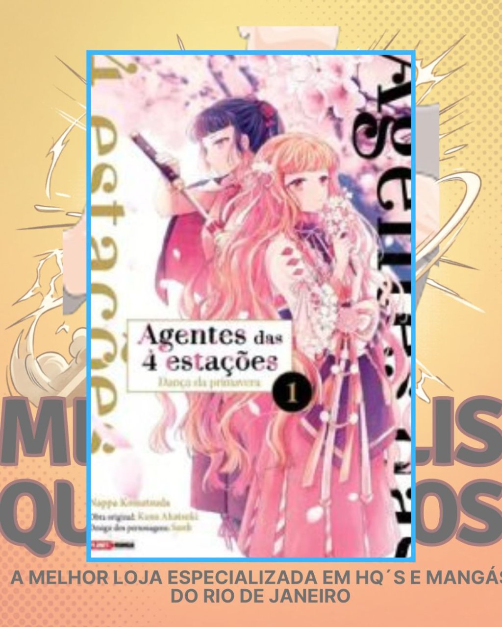 Agentes das Quatro Estações - Dança da Primavera Nº 1 ( K. Akatsuki, N. Komatsuda & Suoh )