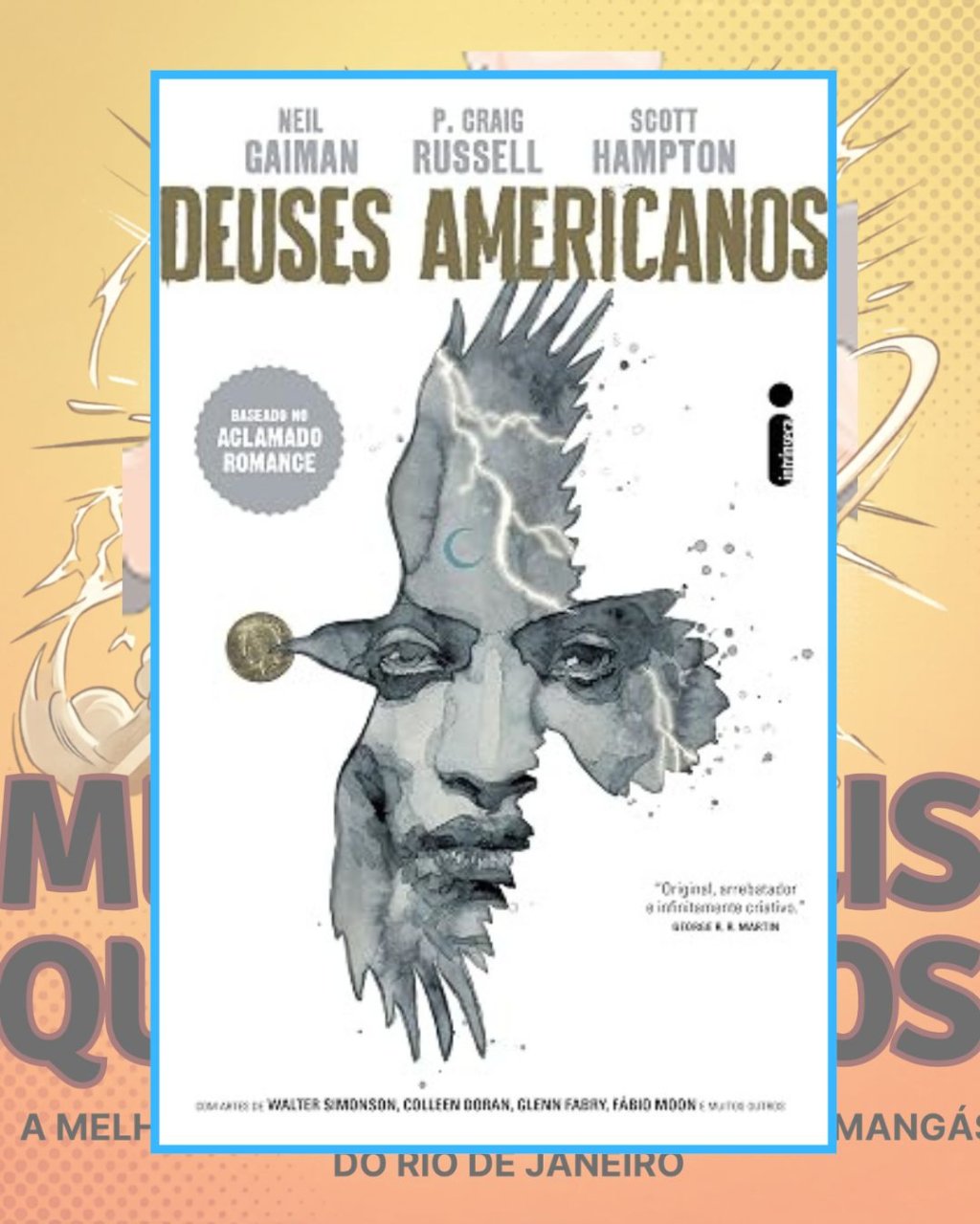 Deuses Americanos - Sombras - Neil Gaiman - Editora Intrinseca