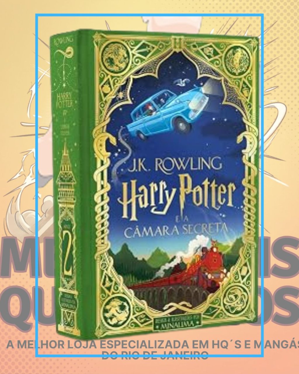 Harry Potter e a Câmara Secreta: Ano 2  Ilustrado por MinaLima (Capa Dura) Editora Rocco
