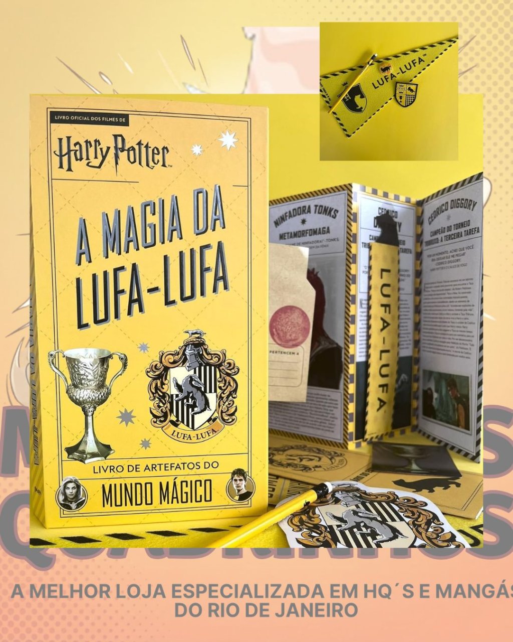 Harry Potter - A Magia da Lufa-Lufa: Livro Oficial de Artefatos do Mundo Mágico (inclui itens colecionáveis e presentes para fãs de Harry Potter) Nº 3 Editora Belas Letras