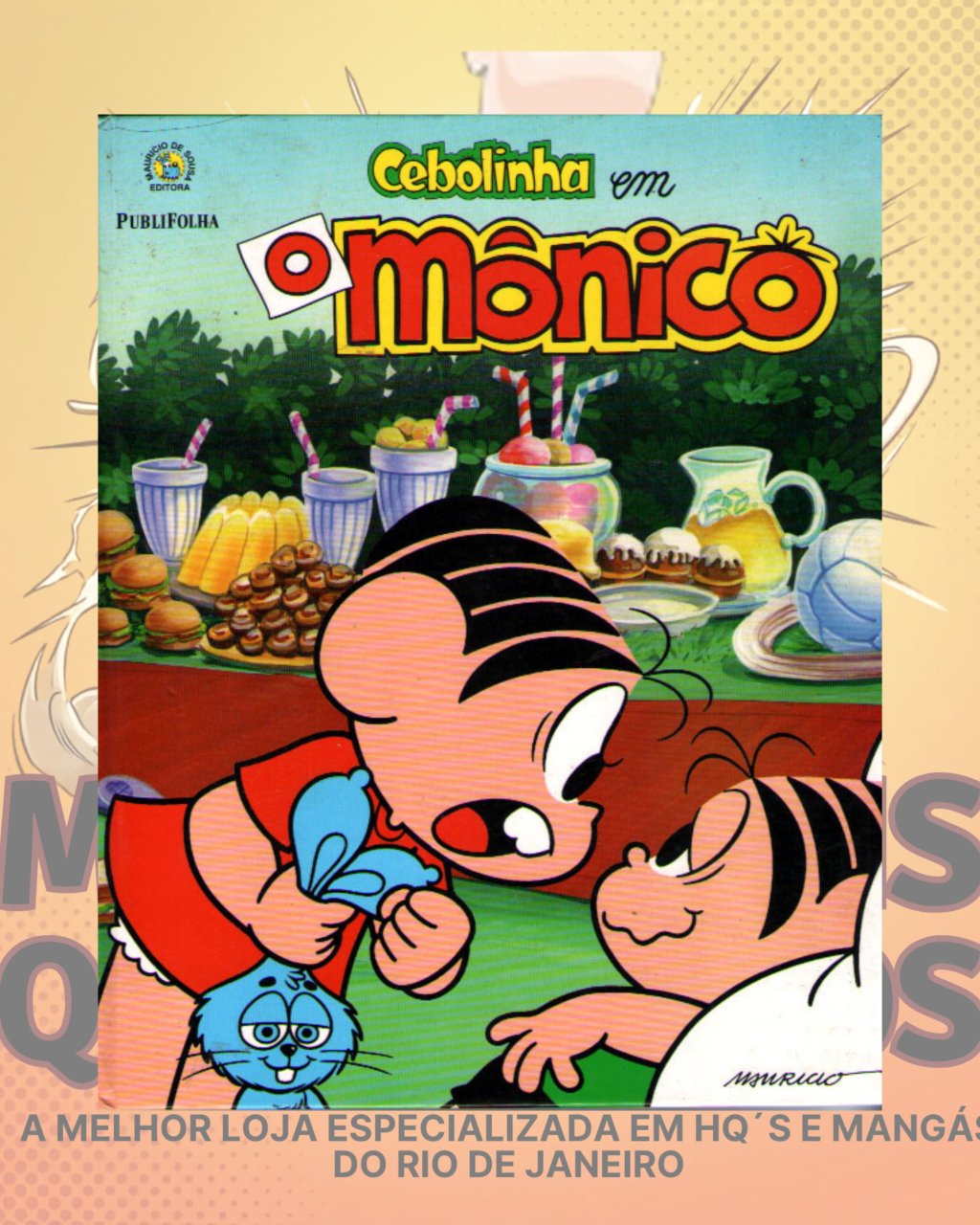Cebolinha em O Mônico ( Capa Dura ) Editora PubliFolha