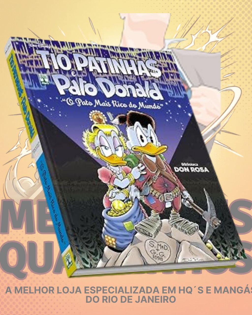 Tio Patinhas e Pato Donald: o Pato Mais Rico do Mundo: Biblioteca don Rosa ( Capa Dura ) Editora Abril