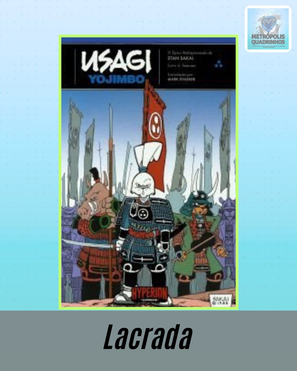 Usagi Yojimbo Volume 2 - Samurai - Editora Hyperion