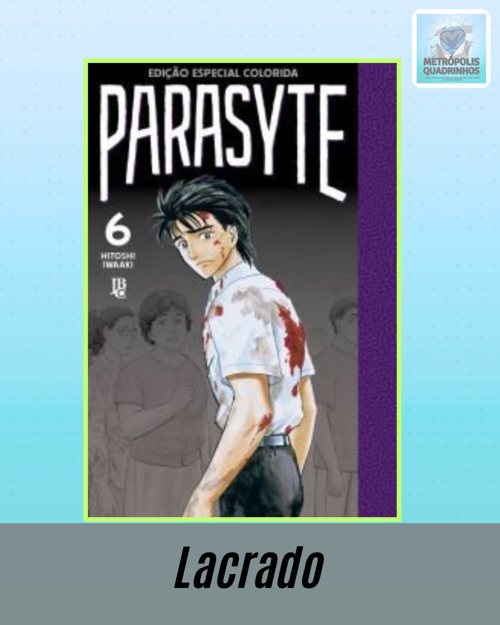 Parasyte Nº 6 - Edição Especial Colorida ( Hitoshi Iwaaki ) Editora JBC