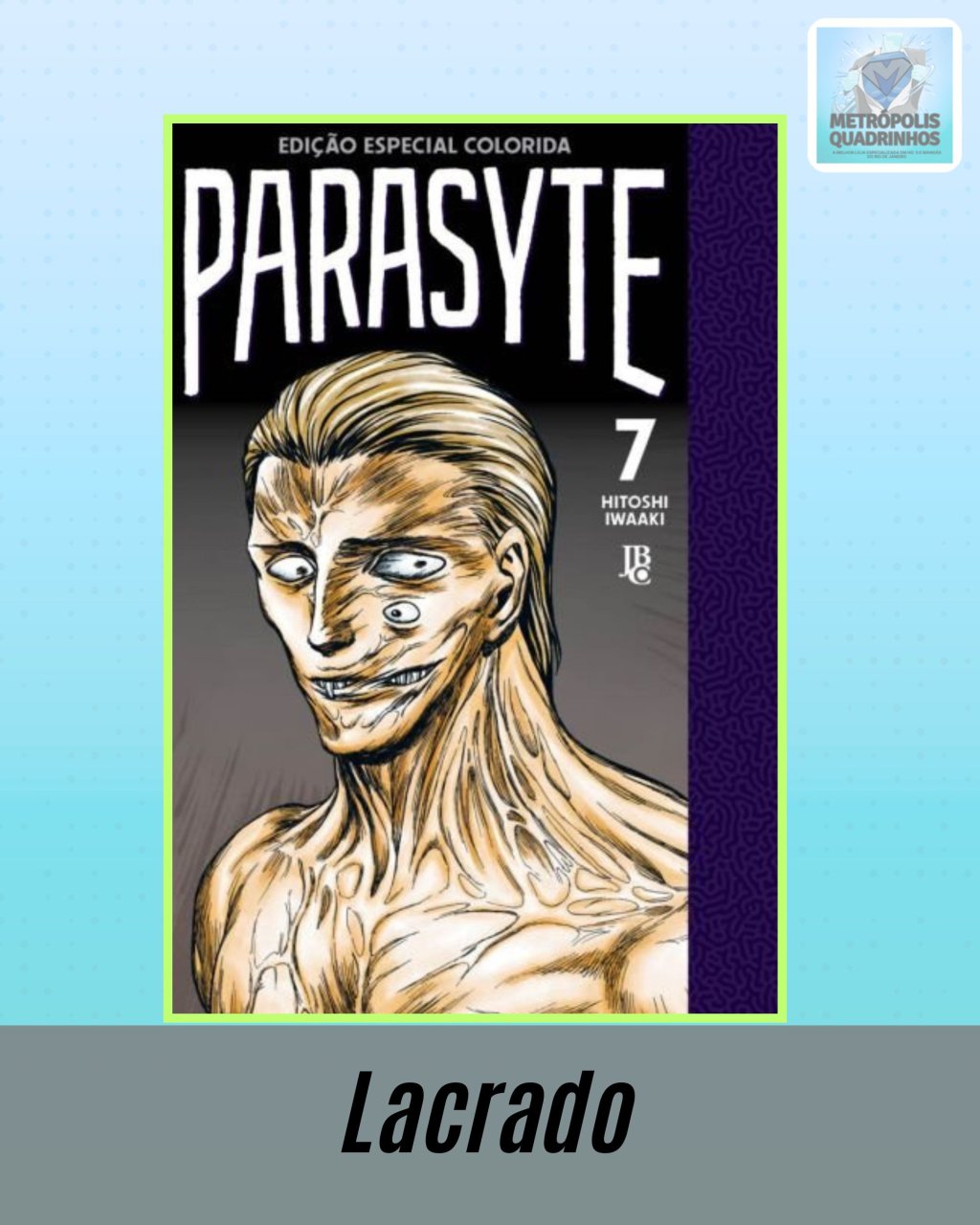 Parasyte Nº 7 - Edição Especial Colorida ( Hitoshi Iwaaki ) Editora JBC