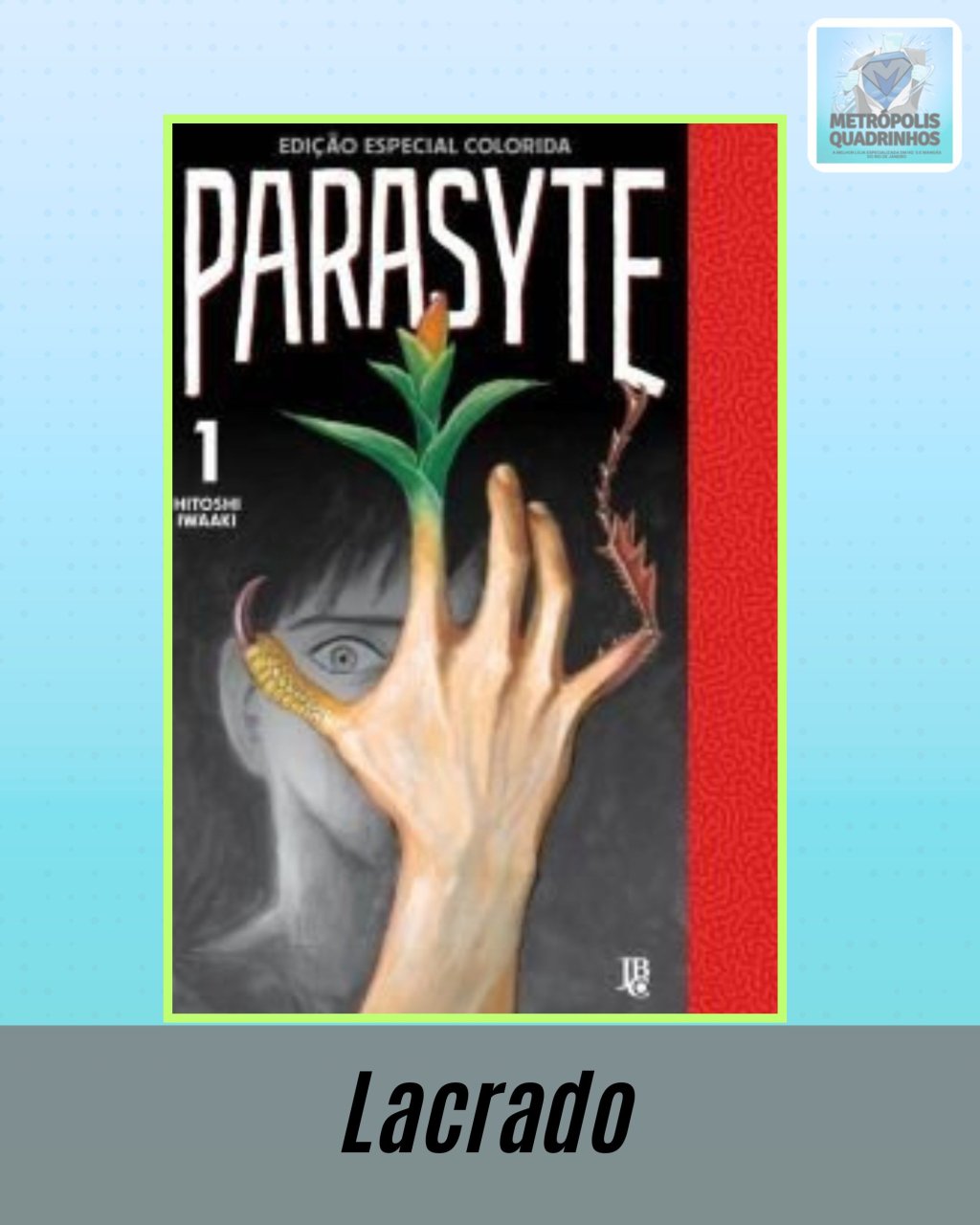 Parasyte Nº 1 - Edição Especial Colorida ( Hitoshi Iwaaki ) Editora JBC