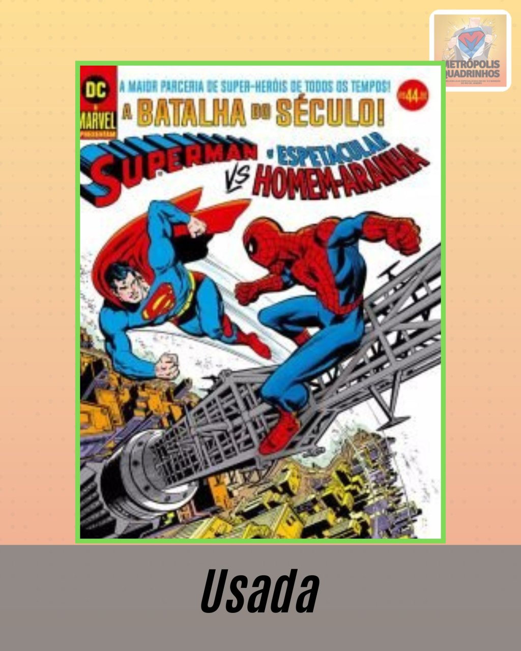 Encontros Clássicos DC e Marvel: Superman Vs. Homem Aranha - Edição Comemorativa 50 Anos