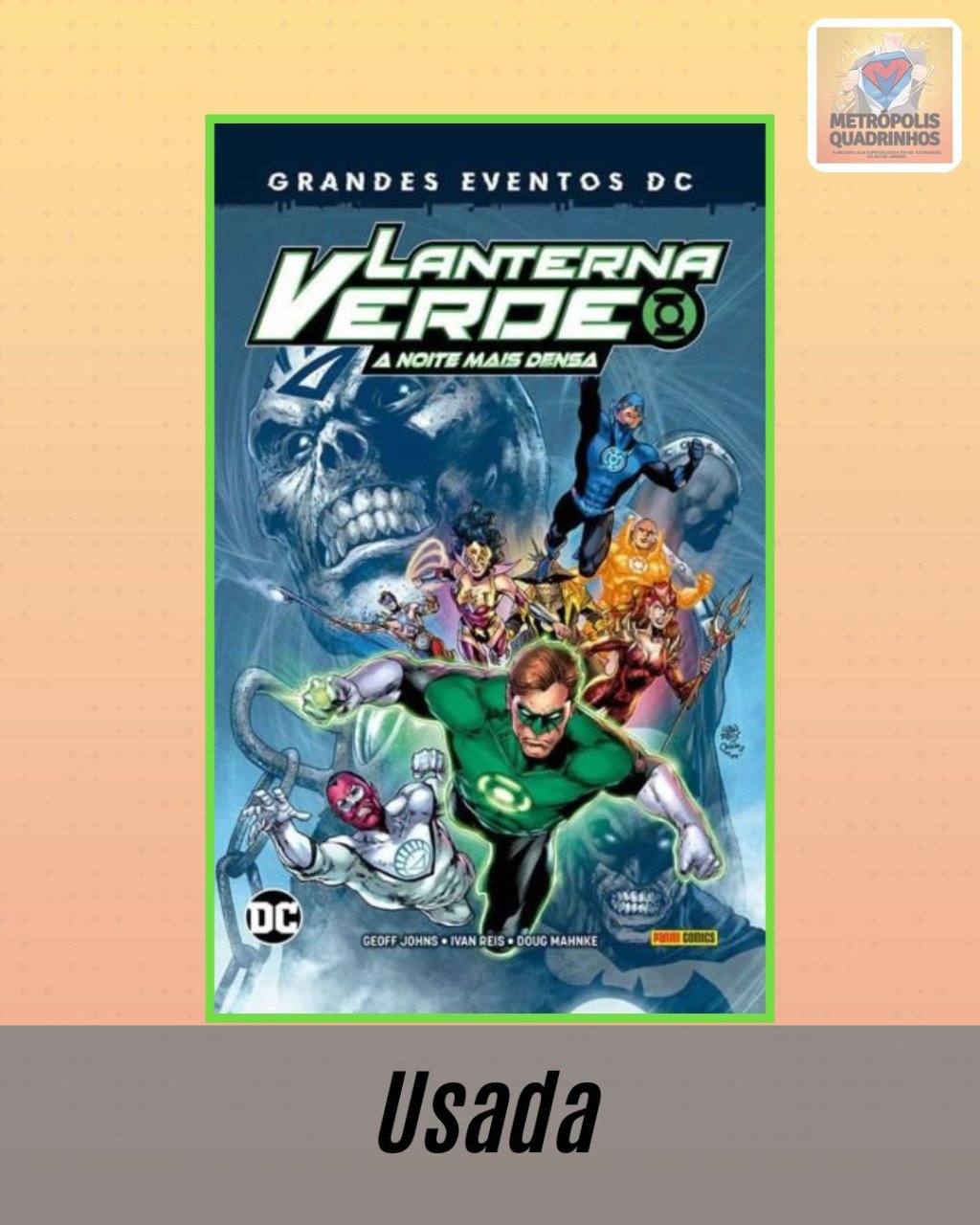 Grandes Eventos DC: Lanterna Verde - A Noite Mais Densa ( Capa Dura )