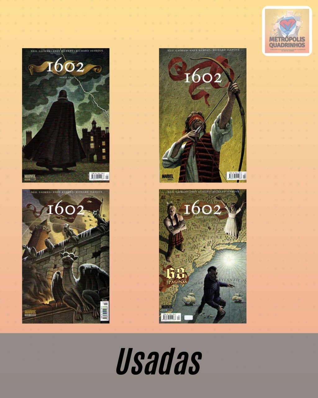 1602 Números 1 ao 4 ( Completa )