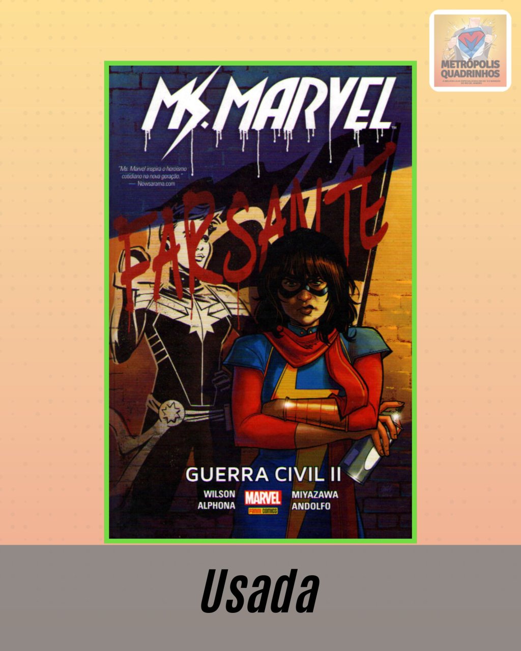 Ms. Marvel -  Guerra Civil II ( Capa Dura )