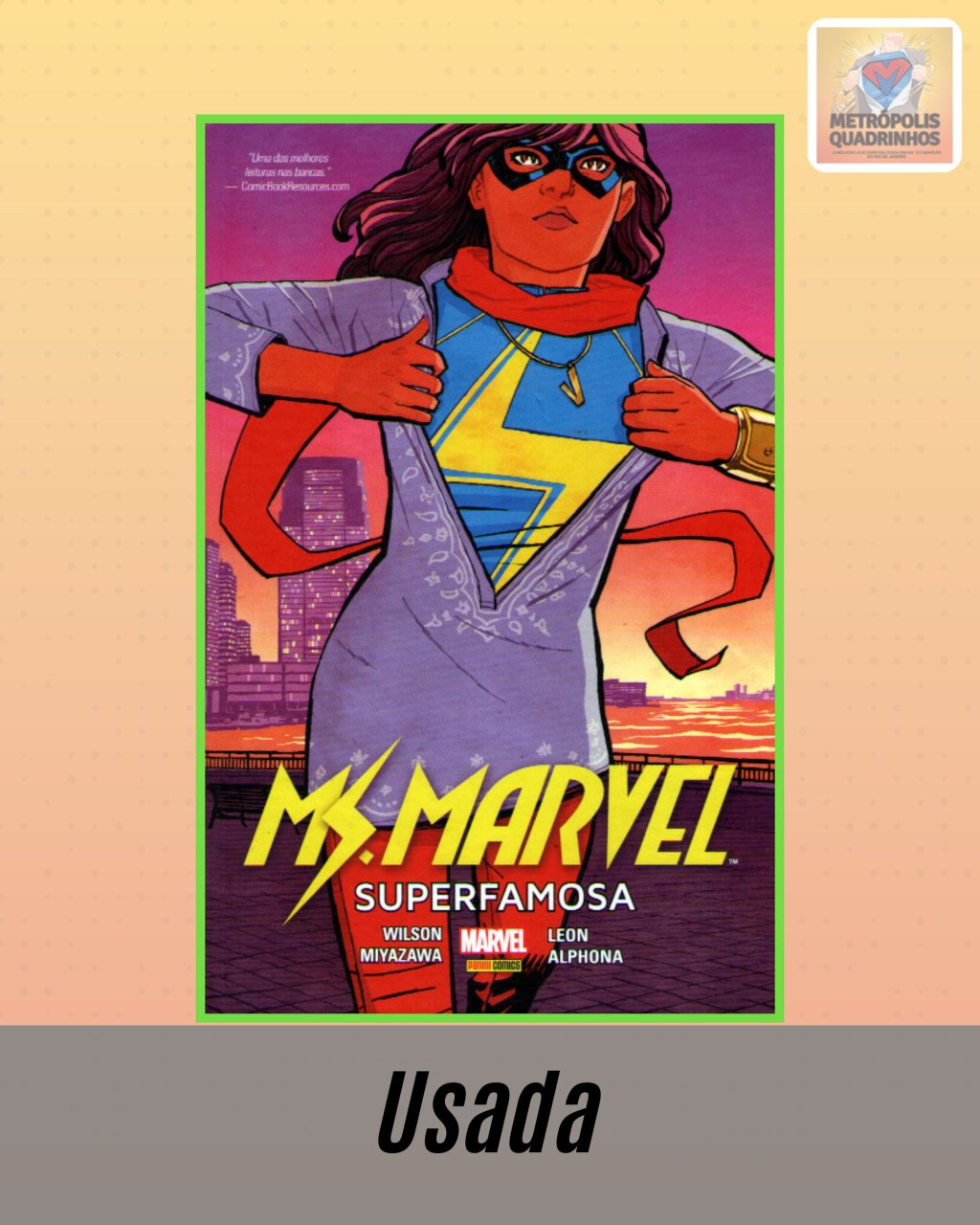 Ms. Marvel - Superfamosa ( Capa Dura )