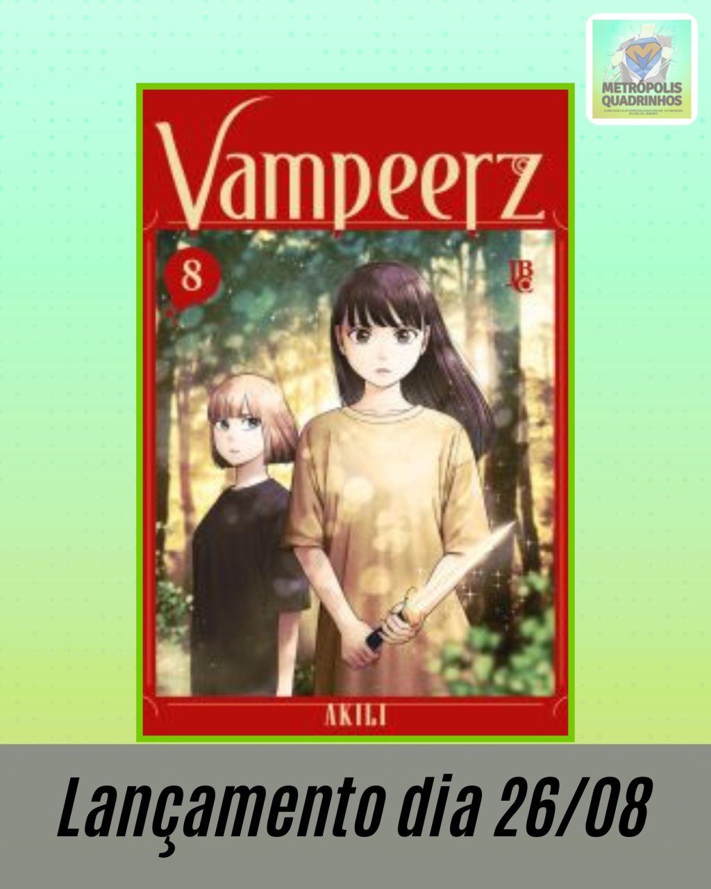 Vampeerz Nº 8 ( Akili ) Editoraq JBC