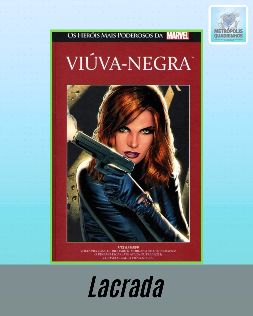 Os Heróis Mais Poderosos da Marvel Volume 6 - Viúva Negra ( Capa Dura ) Editora Salvat