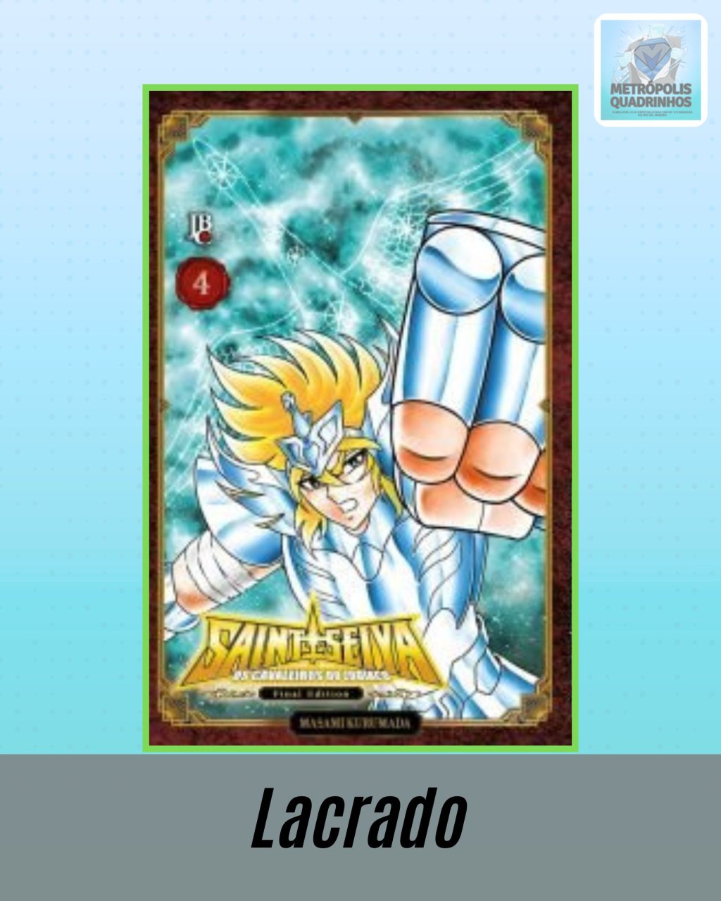 Os Cavaleiros do Zodíaco - Saint Seiya - Final Edition Nº 4 ( Masami Kurumada ) Editora JBC