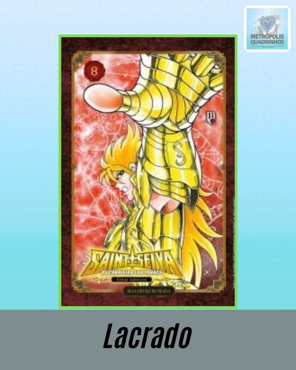 Os Cavaleiros do Zodíaco - Saint Seiya - Final Edition Nº 8 ( Masami Kurumada ) Editora JBC