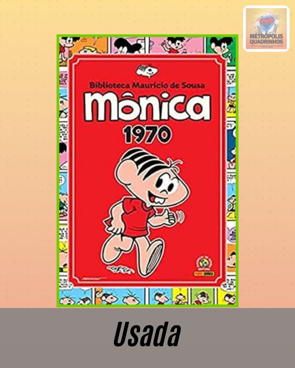 Biblioteca Mauricio de Sousa Volume 1 - Mônica 1970 ( Capa Dura )